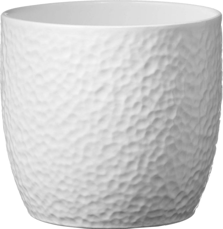 Doniczka Boston 14 cm biała