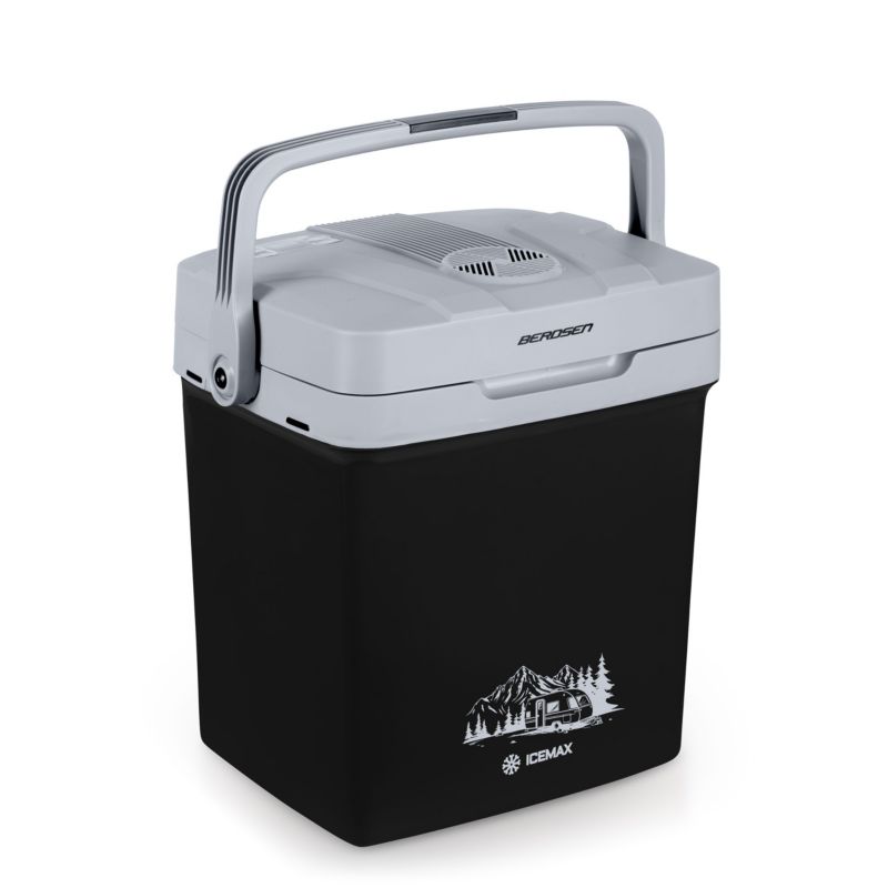 Lodówka turystyczna Berdsen samochodowa 12V/230V USB 26l czarna 1 szt.