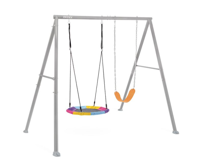 Huśtawka ogrodowa Intex podwójna plac zabaw 235x254x200cm 44126 1szt.