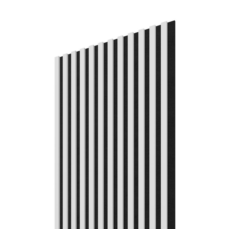 Lamel ścienny Stegu Linea ACOUSTIC PROline 240 x 60,5 cm biały/czarny - 1szt.