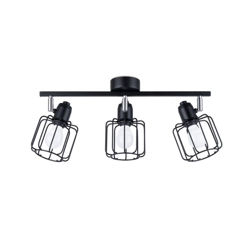 Plafon Sollux Lighting BELUCI 3 czarny 1 szt.