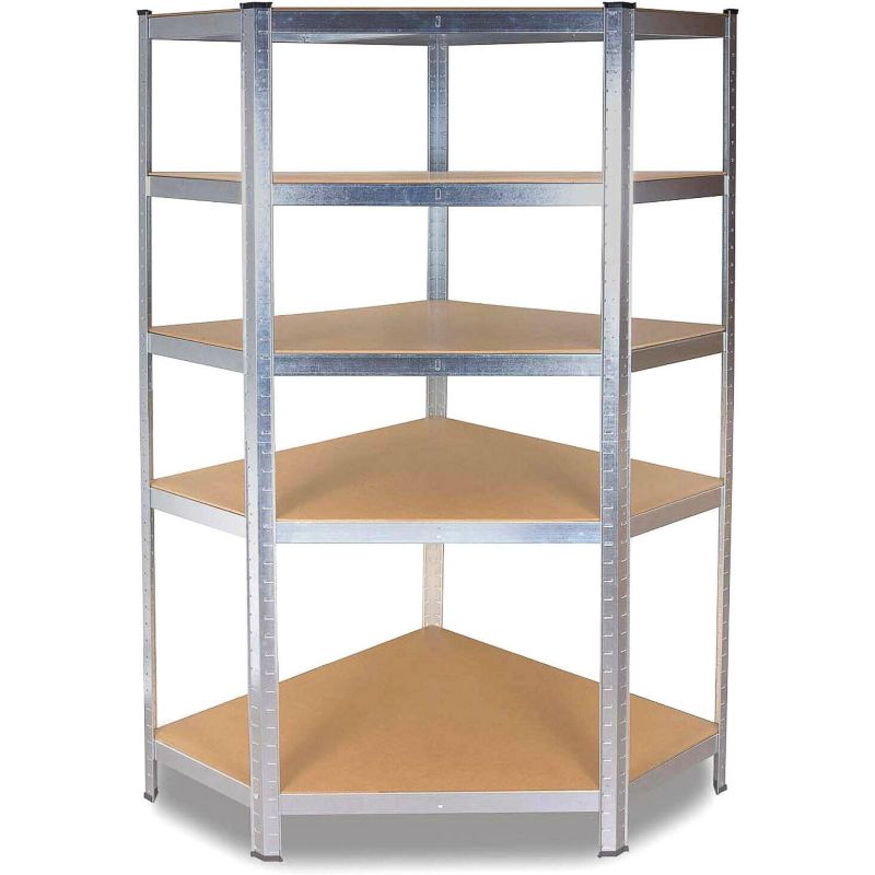 Regał Magazynowy Topeshop Narożny Metalowy GC9040 MDF 875kg 40x90x180 cm 1 szt.