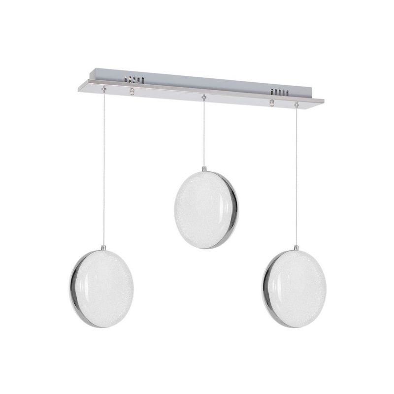 Lampa wisząca Milagro Lira 27w Led Srebrna Regulowana 1 szt.