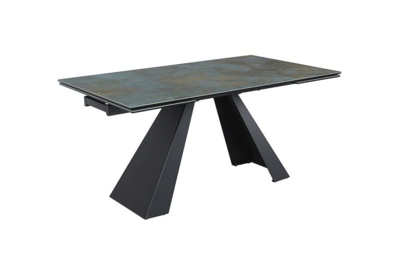 Stół Signal rozkładany SALVADORE CERAMIC 160(240)x90 turkusowy ossido verde 1 szt