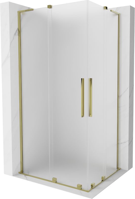 Kabina prysznicowa Mexen Velar L Duo rozsuwana 90 x 80 cm szron złota 1 szt.