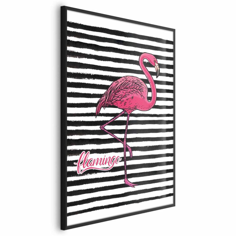 Plakat Artgeist Flaming 21x30 cm z ramą czarną 1 szt