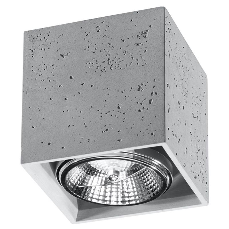 Plafon Sollux Lighting VALDE 140 beton 1 szt.