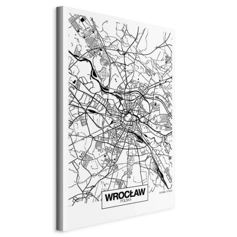 Obraz Artgeist Wrocław 60 x 90 cm płótno włoskie 1 szt