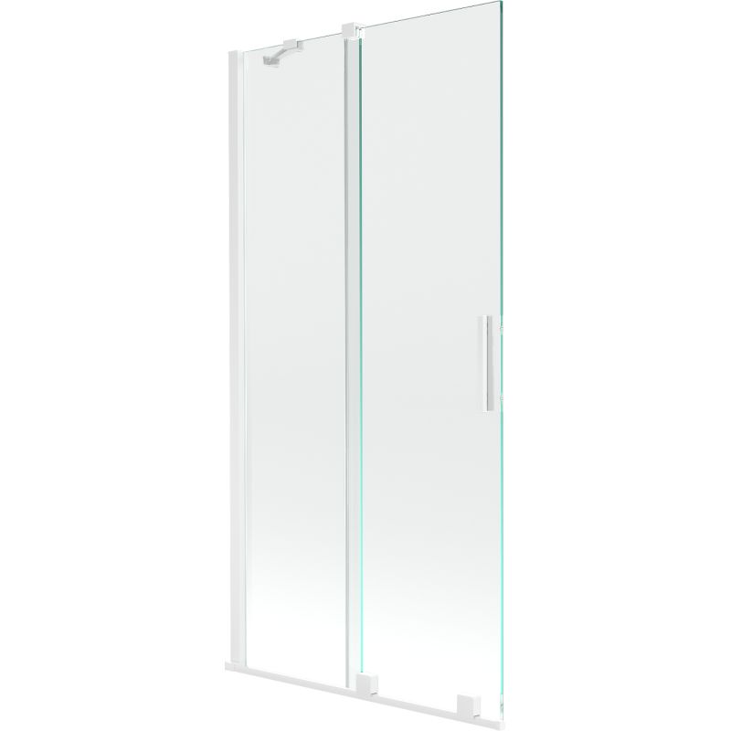 Parawan nawannowy przesuwany Mexen Velar biały 90x150 cm 1 szt.
