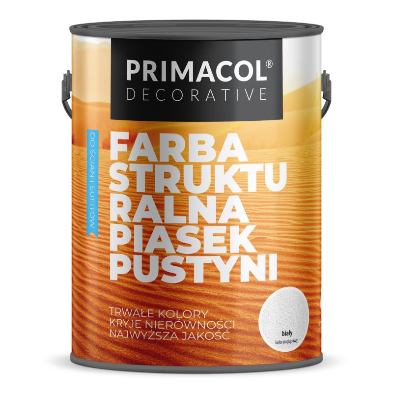 Farba strukturalna Colours Piasek Pustyni biały 5 l