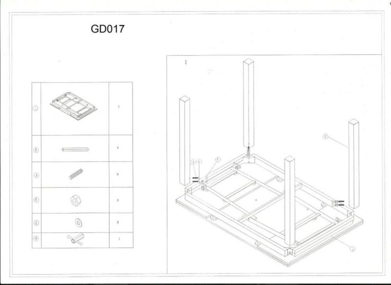 Stół Signal GD-017 110(170)x74 szary rozkładany 1 szt