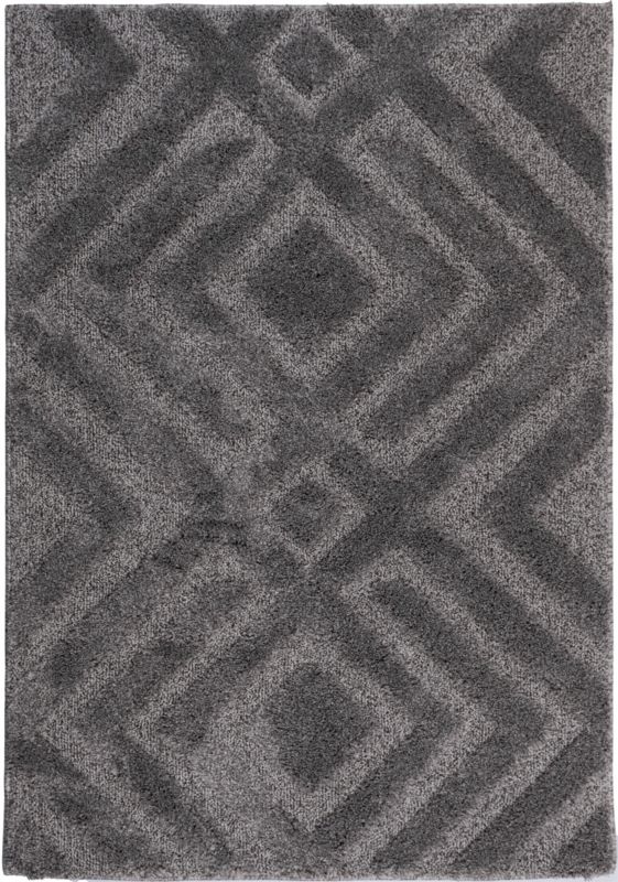 Dywan Multidecor Pisa 80 x 150 cm romby ciemny szary 1 szt.