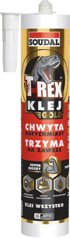 Klej Soudal T-Rex Gold 290 ml biały
