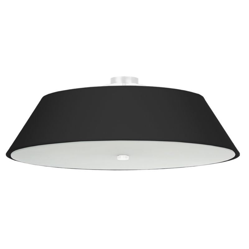 Plafon Sollux Lighting VEGA 70 czarny 1 szt.