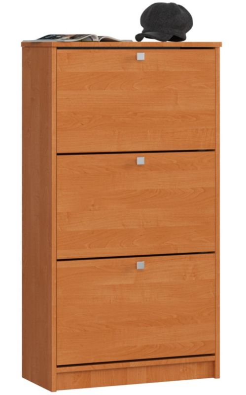 Szafka na buty Akord Olcha 60 cm 3 drzwi kolor Olcha mat 3 półki 60x28,5x113 cm 1 szt.