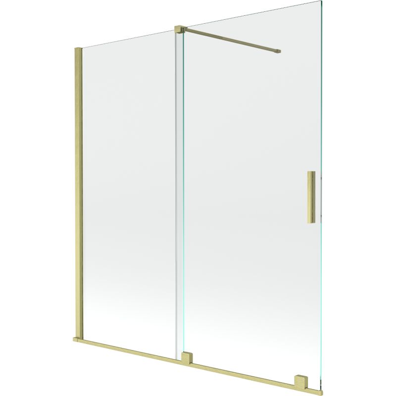 Parawan nawannowy Mexen Velar złoty szczotkowany 150x150 cm 1 szt.