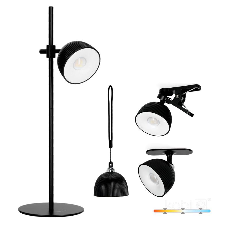 Lampka biurkowa LED Kobi Orbi 2,5W cct czarna 1szt.