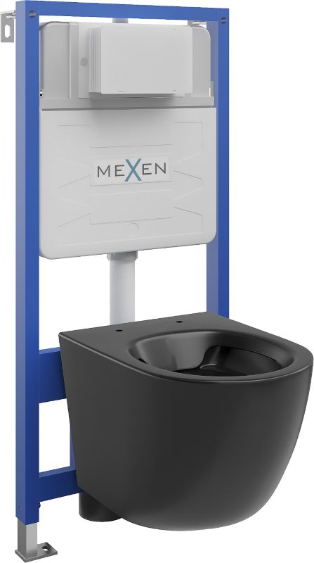 Zestaw podtynkowy WC Mexen Lena czarny mat 48x36x35,5 cm 1 szt.