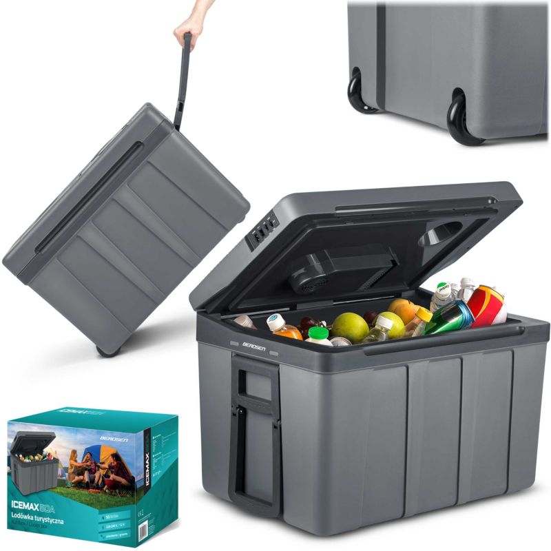 Lodówka turystyczna Berdsen samochodowa 12V/230V USB 50l 1szt.