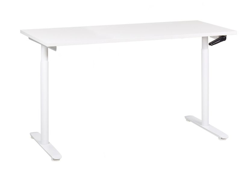 Biurko regulowane Manualny Biały Destinas 160 x 72 cm 1 szt.