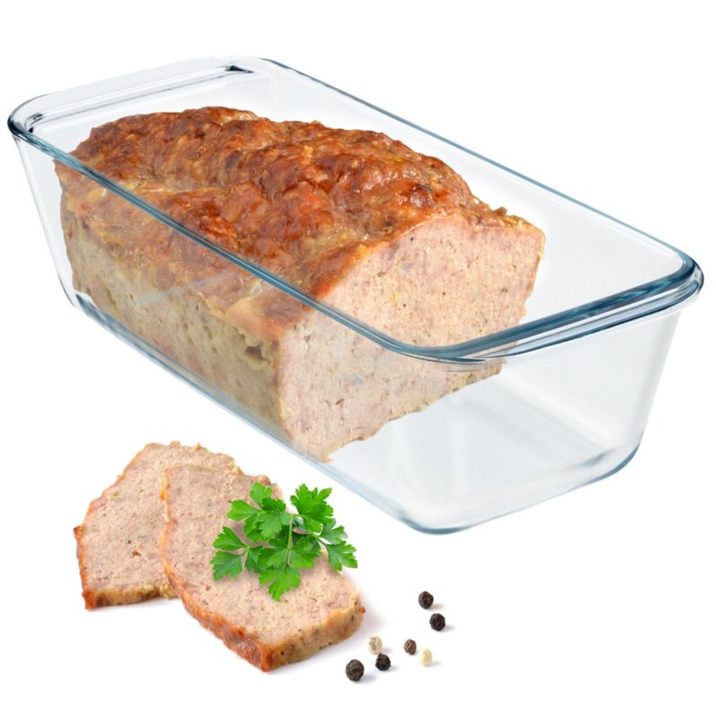 Naczynie Żaroodporne KADAX Szklana Forma Do Pieczenia Chleba Keksówka 28cm 1szt.