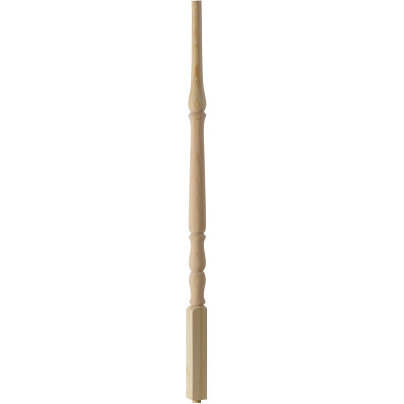 Tralka sosnowa Kornik wzór nr 7 940 x 38 x 38 mm