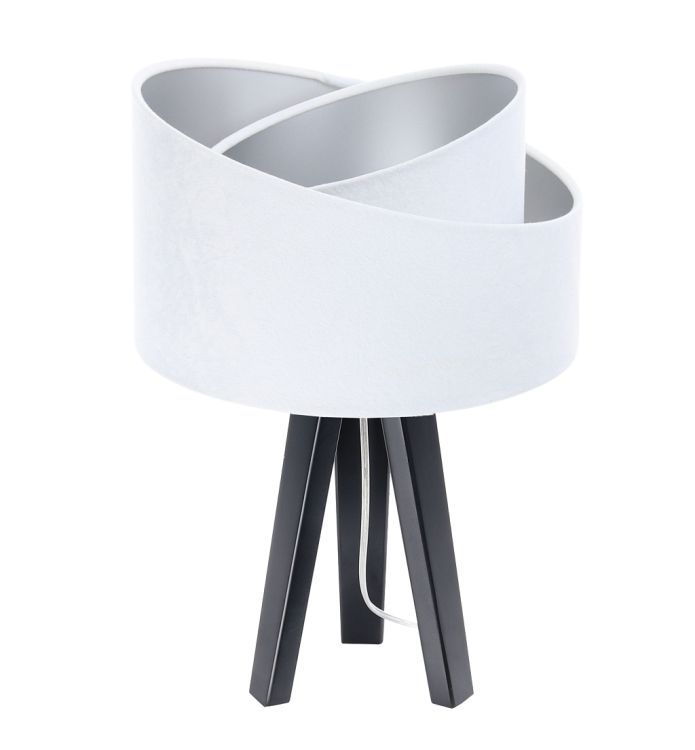 Lampa Bps Koncept stołowa GEMSTONE biała/srebrna/czarna 1 szt