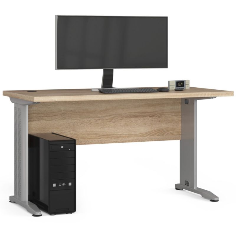 Biurko Akord BM135 Dąb Sonoma 135 cm kolor Dąb Sonoma mat 135x60x76 cm 1 szt.