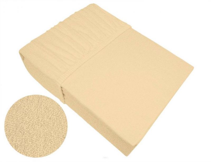 Prześcieradło Greno z gumką frotte Bielbaw 180x200 beżowe 175 g/m2 Premium 1 szt