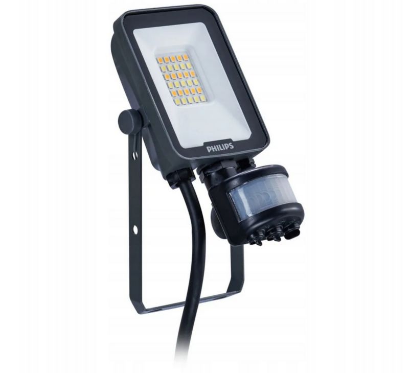 Naświetlacz LED Philips 20W 3000/4000/6500K 2200/2400lm symetryczny z czujnikiem ruchu BVP167 IP65 Ledinaire 1 szt.