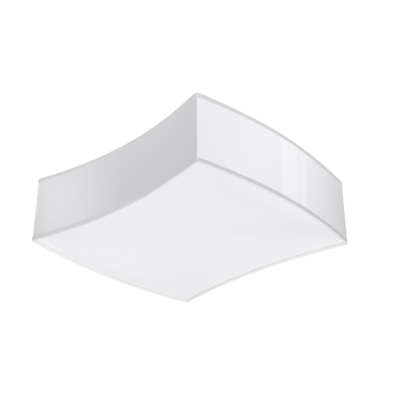 Plafon Sollux Lighting SQUARE 1 biały 1 szt.