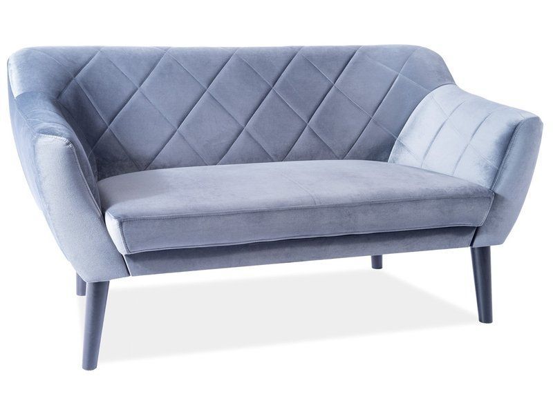 Sofa Signal KARO 2 VELVET szara dwuosobowa 1 szt