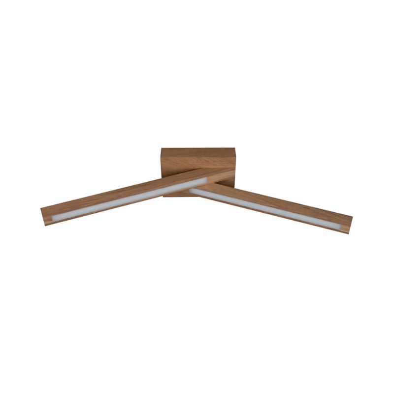 Drewniana Lampa Sufitowa SPOT Light 2xLED 9W Dąb Olejowany FSC, Polski Producent, 1 szt.