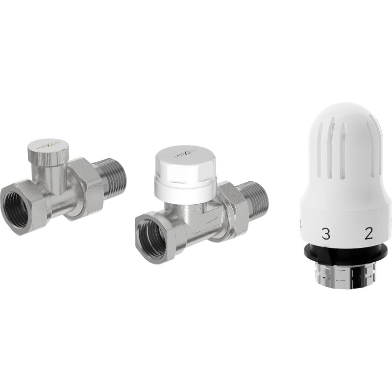Zestaw termostatyczny prosty Mexen G04 nikiel W914-012-948-01 1 szt.
