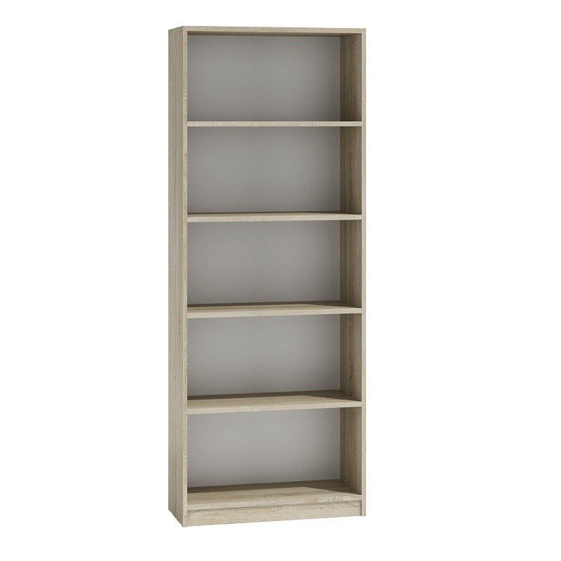 Regał R60 Topeshop Na Książki 60 cm Dąb Sonoma 30x60x182 cm 1 szt.