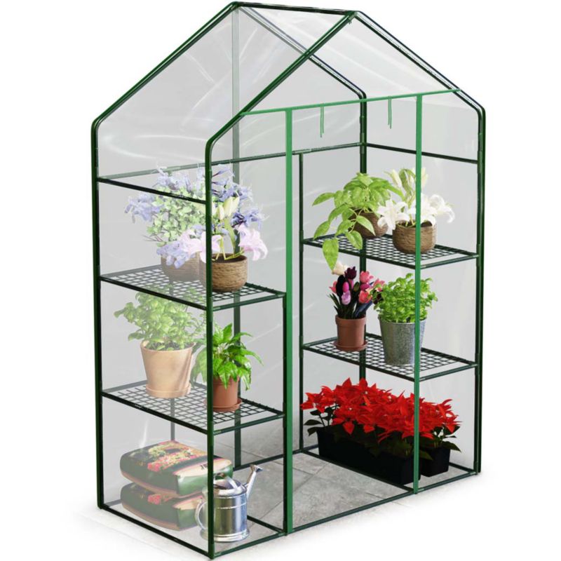 Mini szklarnia Plonos balkonowa folia 4 półki 195x140x70 1szt.
