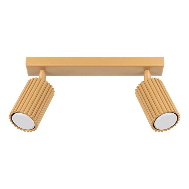 Plafon Sollux Lighting KARBON 2 złoty 1 szt.