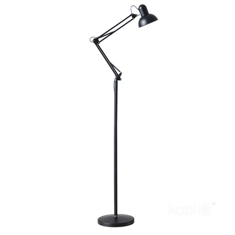 Lampa podłogowa Kobi Auriq ST 1xE27 czarna 1szt.