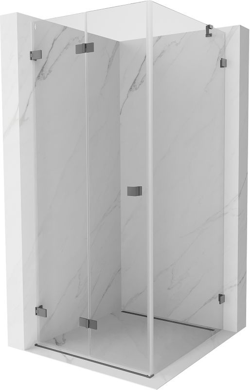 Kabina prysznicowa składana Mexen Lunar-F gun metal 80x80 cm 836-080-080-95-00-L 1 szt.