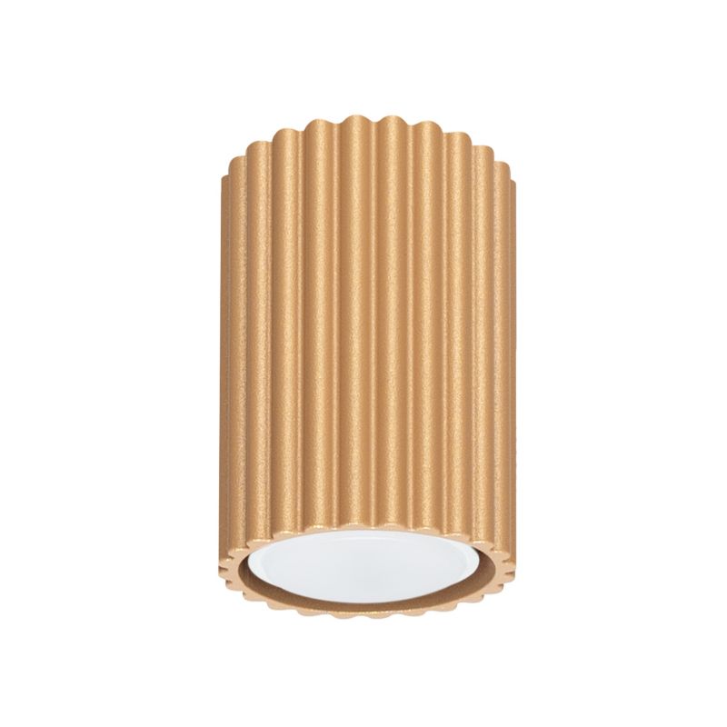 Plafon Sollux Lighting KARBON 10 złoty 1 szt.