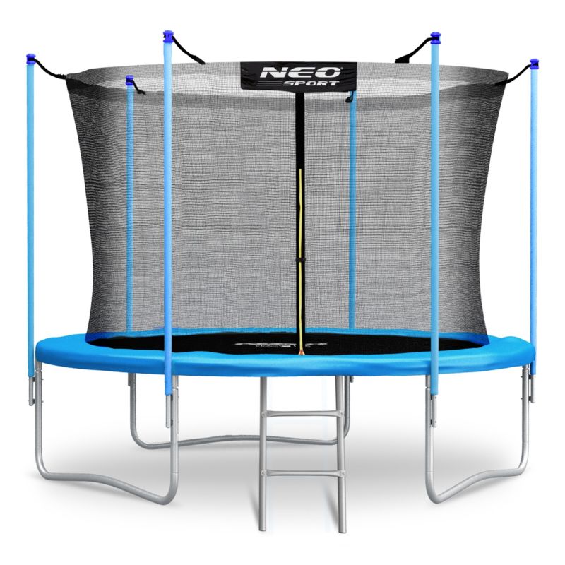 Trampolina ogrodowa Neo-Sport 8ft/252cm dla dzieci z drabinką 1szt.