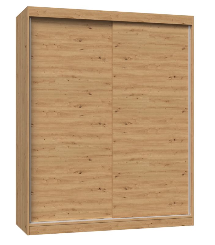 Szafa Przesuwna Topeshop Iga 160 cm Drzwi Przesuwne Dąb Artisan 61x160x200 cm 1 szt.