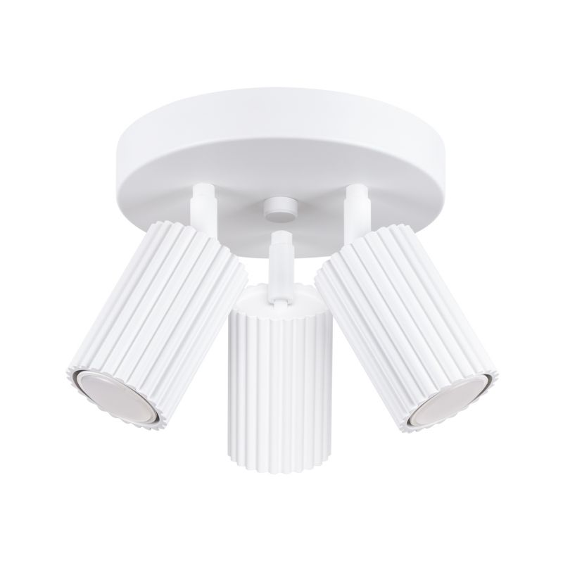 Plafon Sollux Lighting KARBON 3P biały 1 szt.