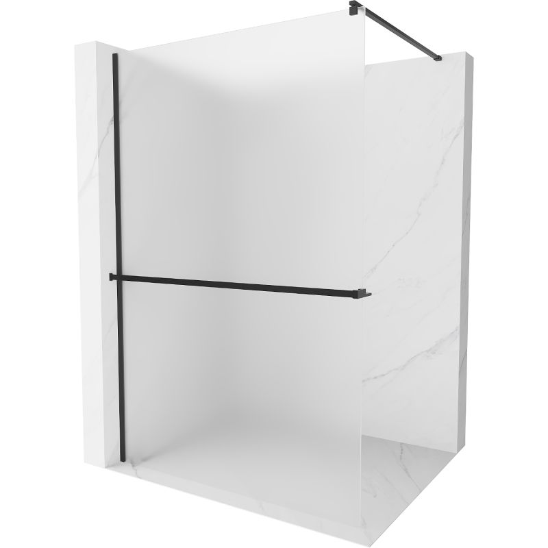 Ścianka prysznicowa walk-in Mexen Kioto+ czarna 120x200 cm 1 szt.