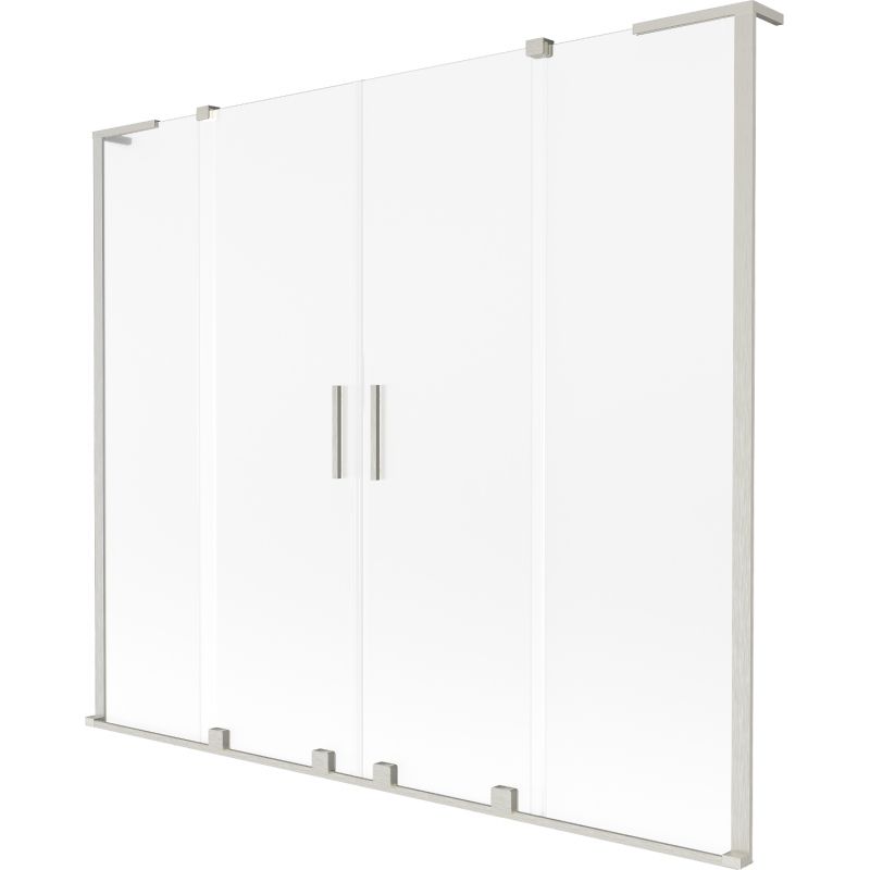 Parawan nawannowy 2-skrzydłowy Mexen Velar L szron 180x150 cm 1 szt.