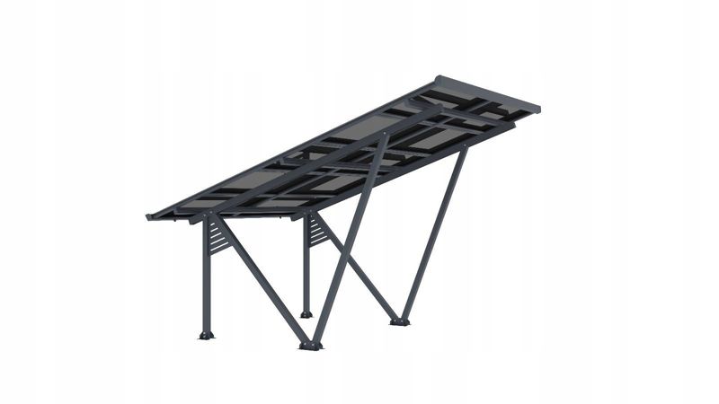 Wiata garażowa Corciano pod fotowoltaikę aluminiowa 1 szt.