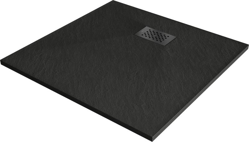 Brodzik kwadratowy Mexen Hugo czarny 80x80 cm 42708080-B 1 szt.