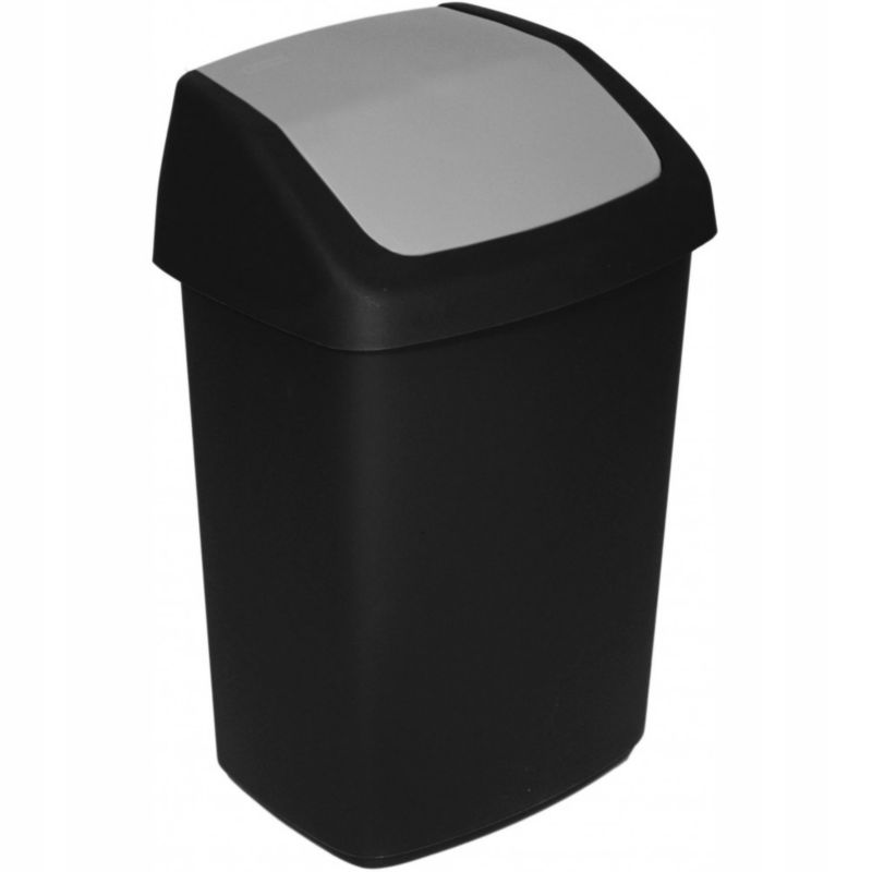 Kosz na śmieci Curver Swing Top czarny 10L