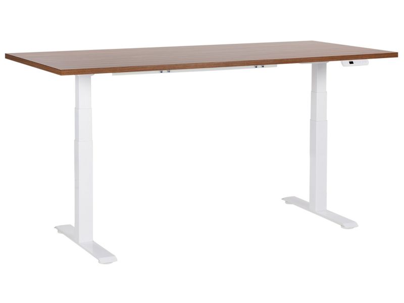 Biurko regulowane Elektryczny Ciemne drewno Destines 180 x 80 cm 1 szt.