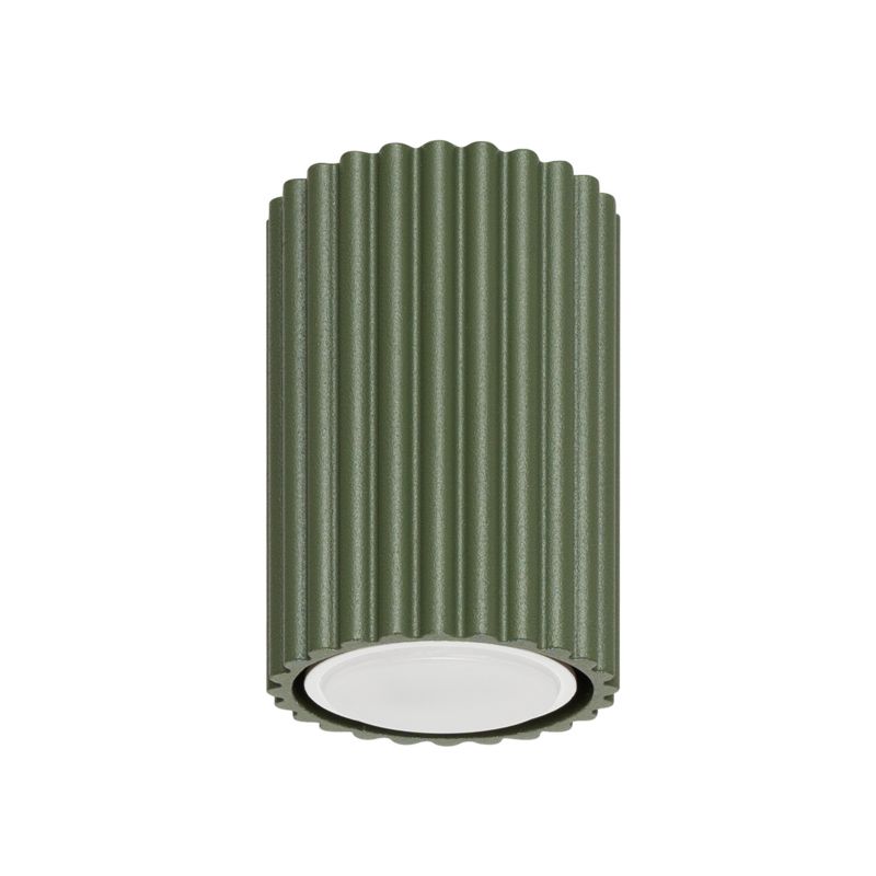 Plafon Sollux Lighting KARBON 10 zielony oliwkowy 1 szt.